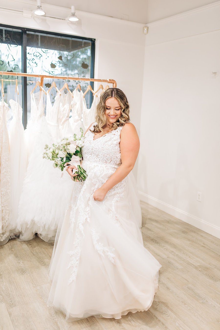 Plus size outlet tulle skirt wedding